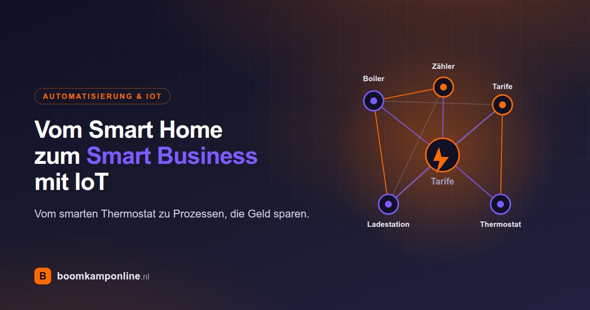 Vom Smart Home zum Smart Business: Energievertrag mit IoT automatisieren