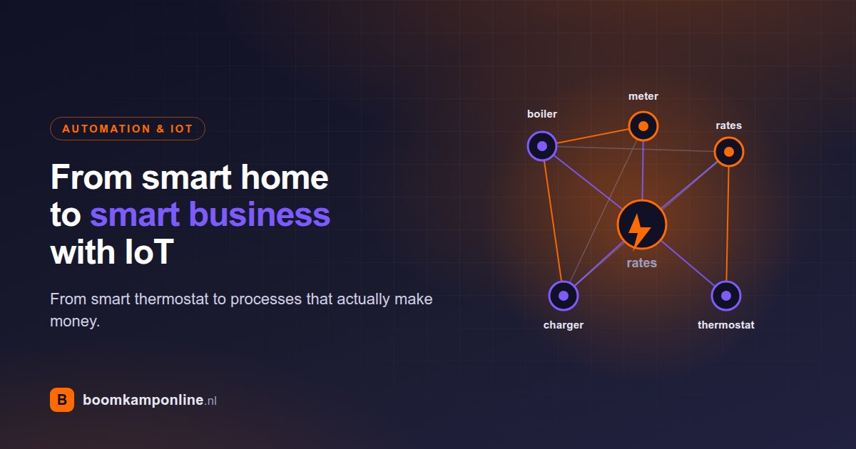 From smart home to smart business: automating your energy contract with IoT